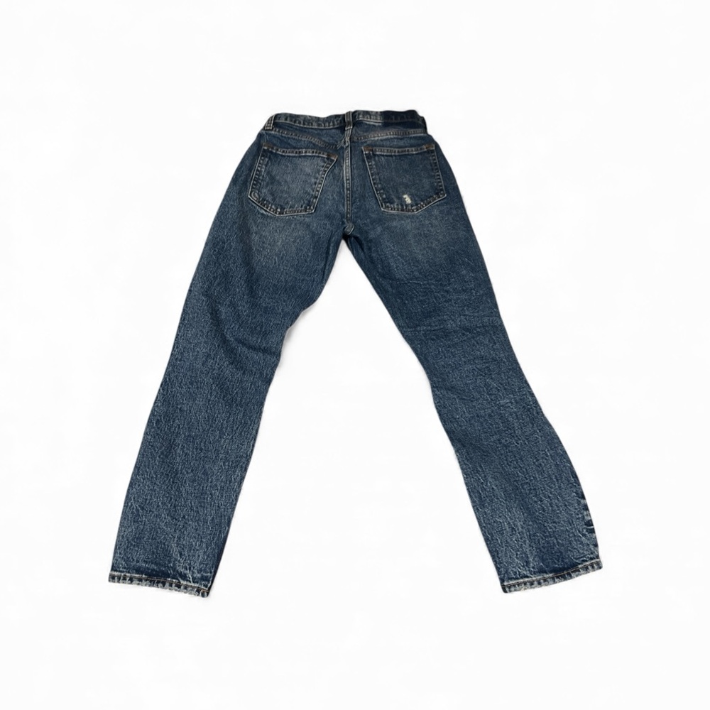 High Rise Distressed Blue Jeans - Picture 2 of 2